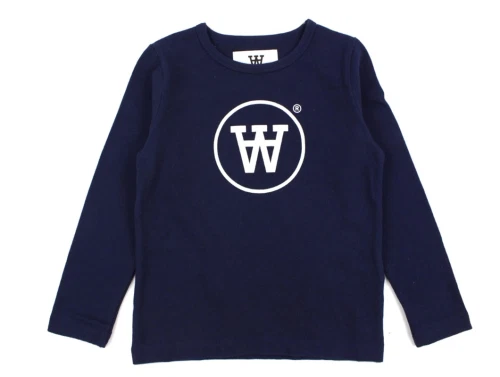 Wood Wood t-shirt Kim navy